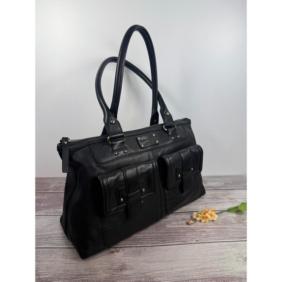 Kate Spade Roland Park Cecilia Black Tote Shoulder Bag EXCELLENT CONDITION - Picture 12 of 16